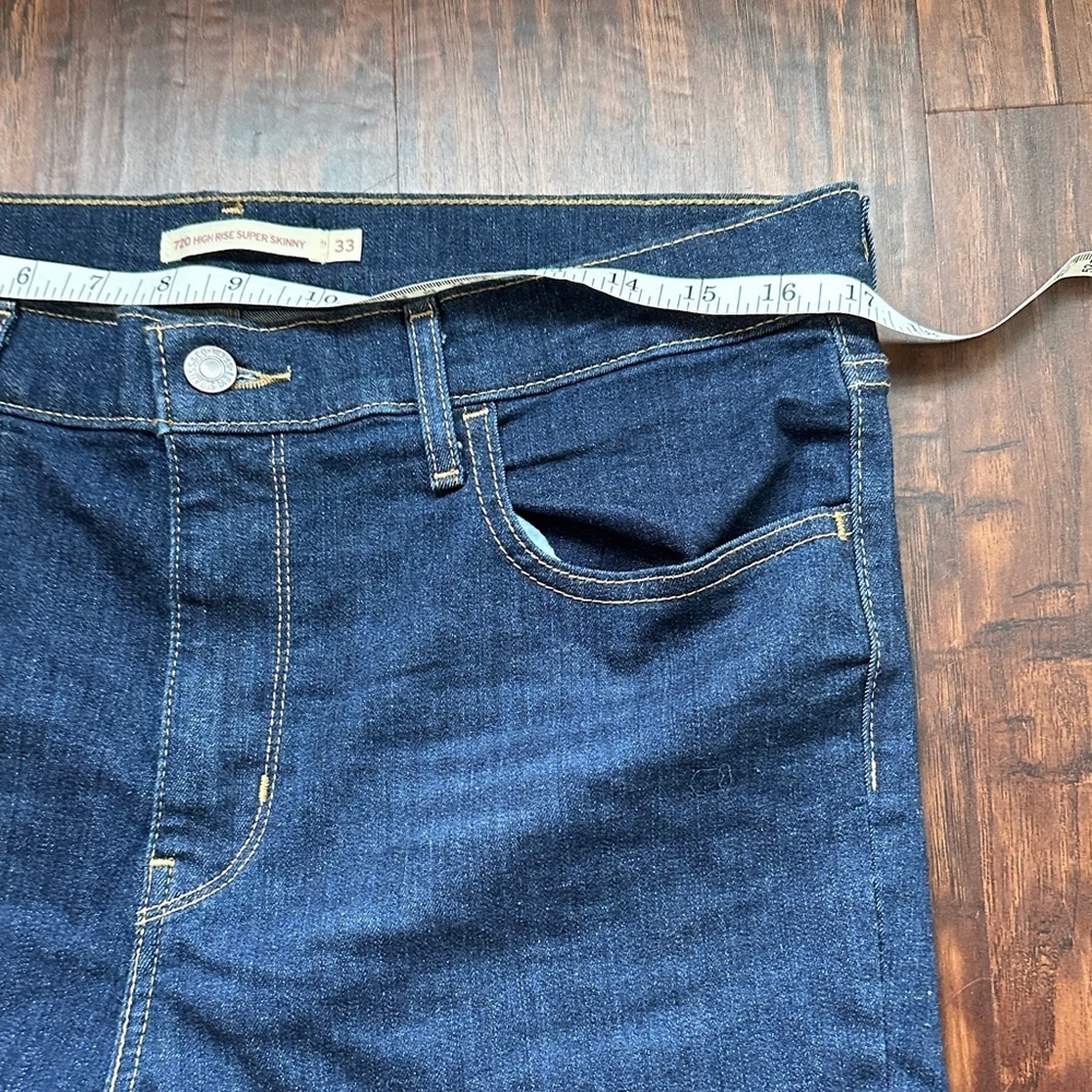 Women's 720 high rise super skinny jeans size 33 - Picture 9 of 13